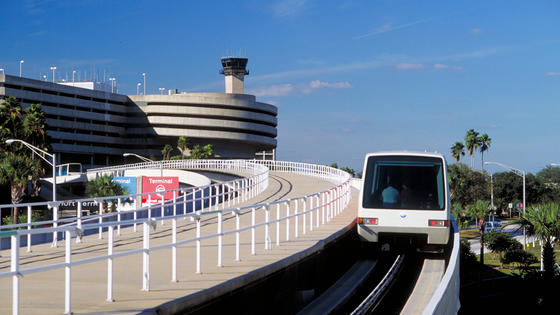 Copyright Alstom Alstom Innovia APM at Tampa International Airport, Florida, USA